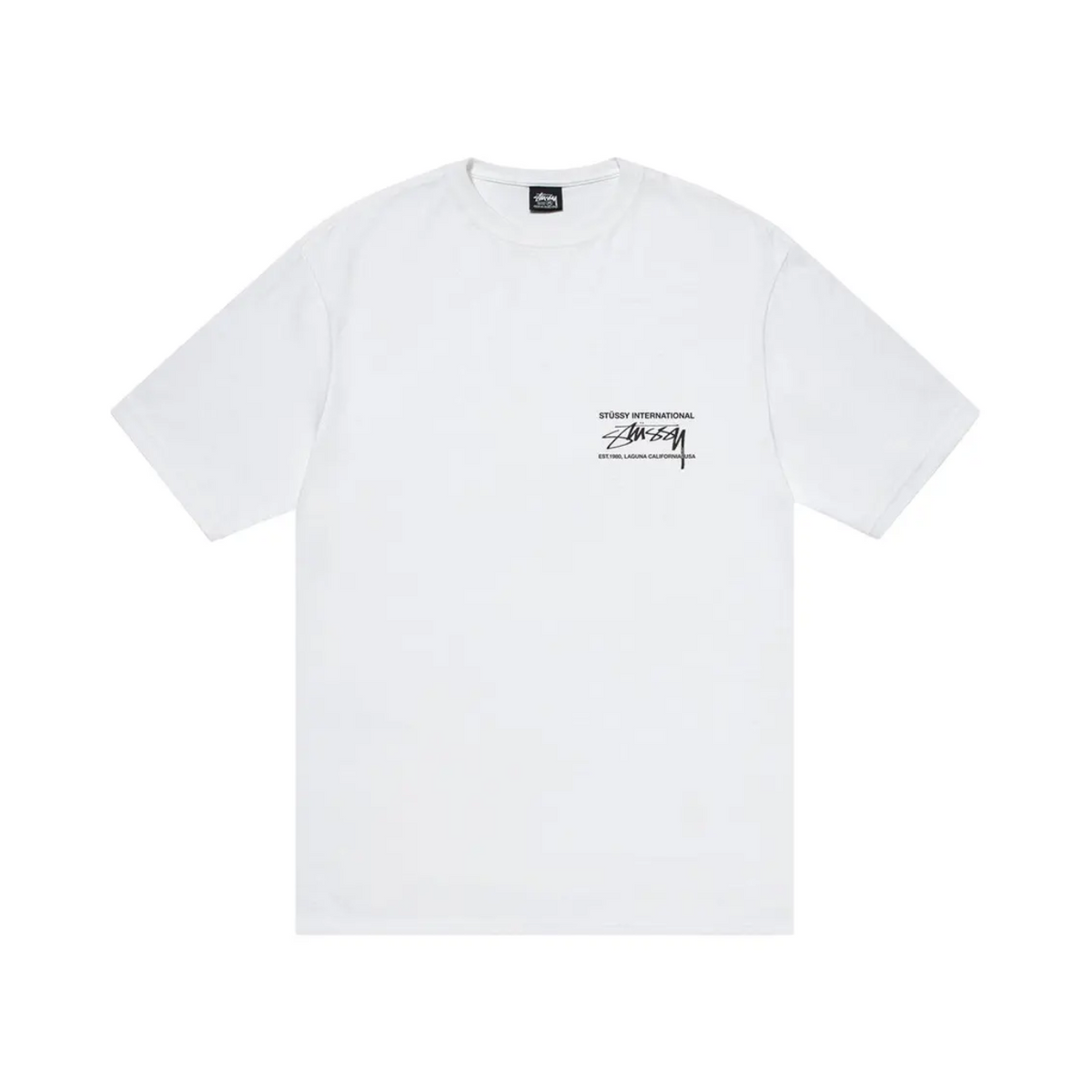 Polera Stussy Smooth International White