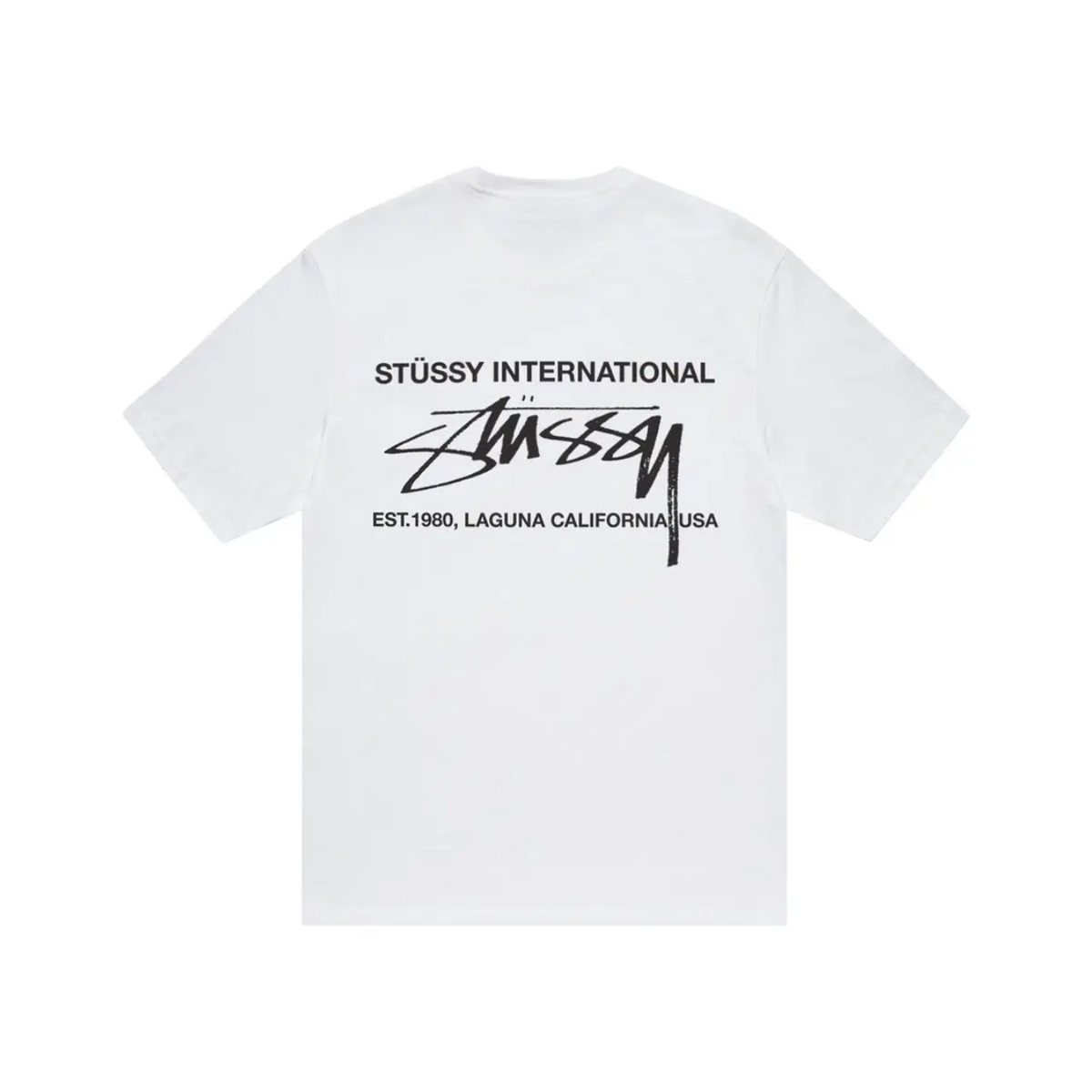 Polera Stussy Smooth International White