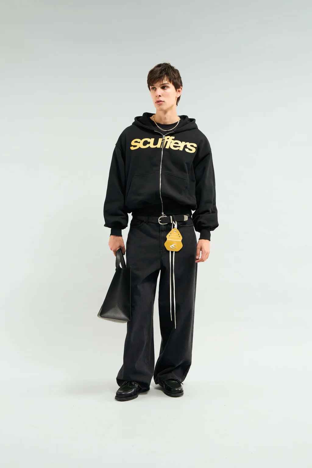 Poleron Scuffers Essential Black Zipper