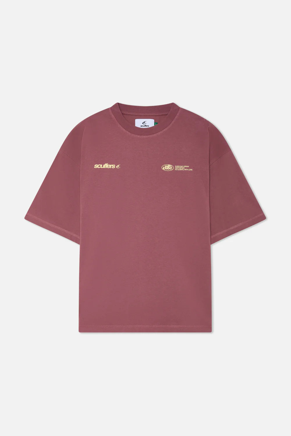 Polera Scuffers Sign Burgundy