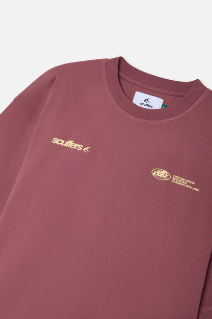 Polera Scuffers Sign Burgundy