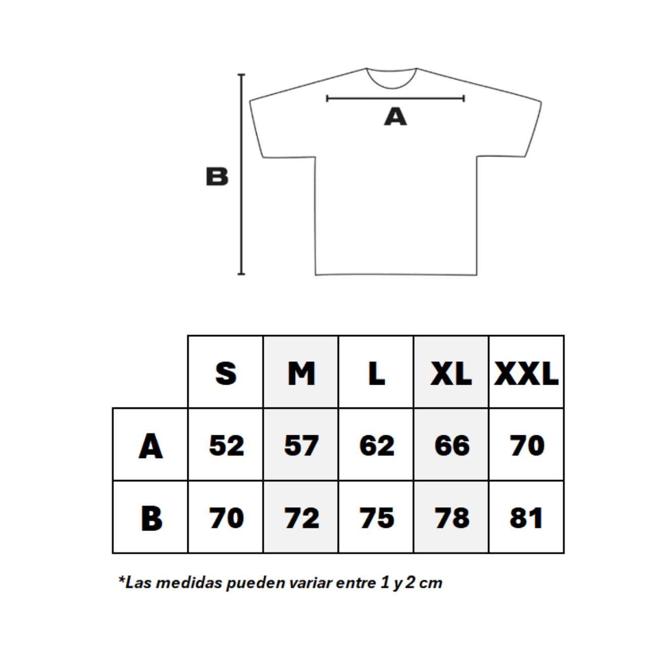 Polera Corteiz Outline Heavyweight Black