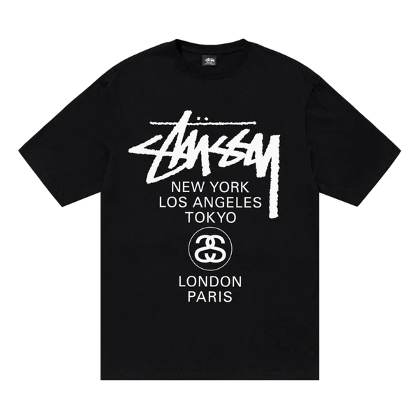 Polera Stussy World Tour Black – Reserved