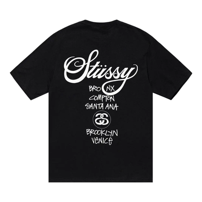 Polera Stussy World Tour Black