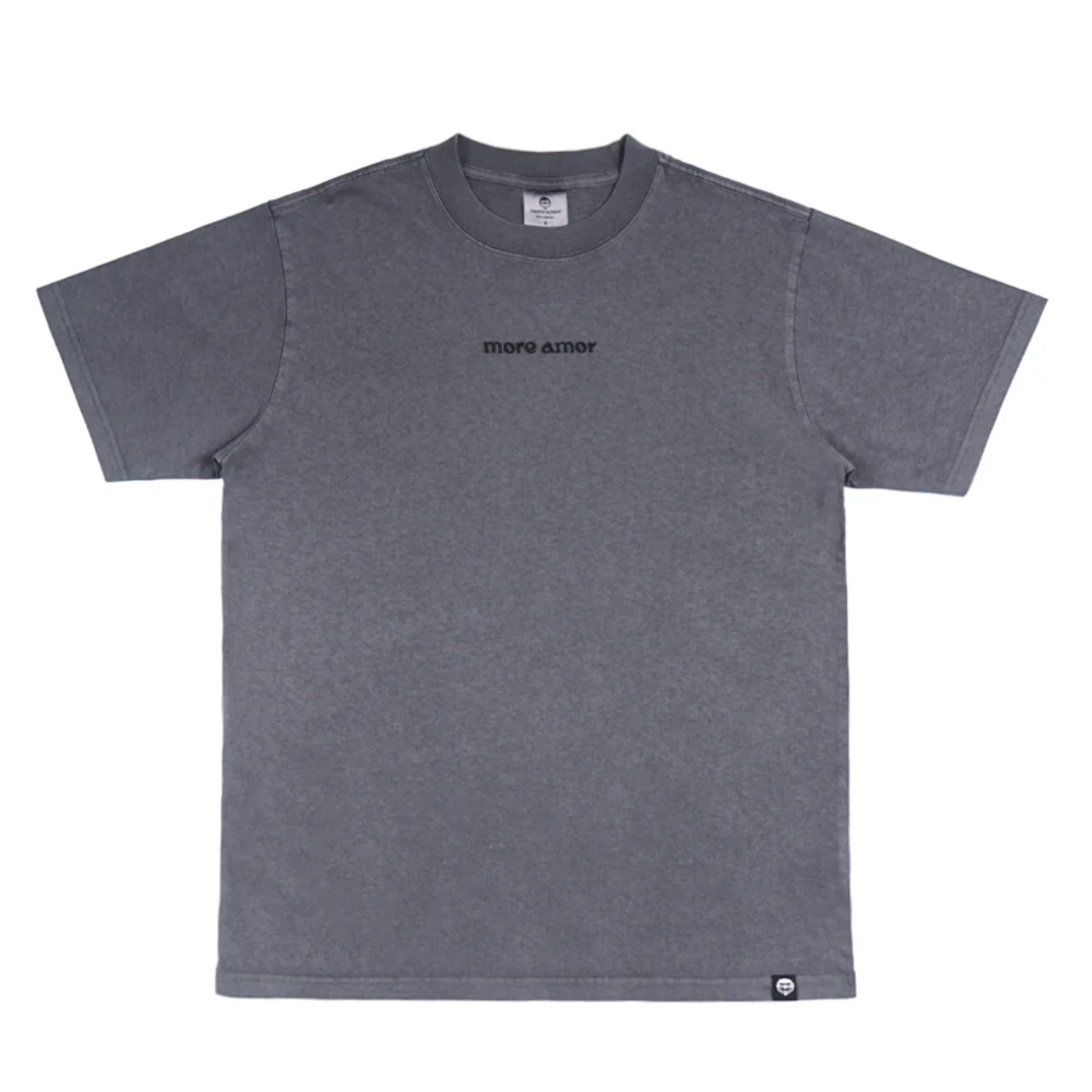 Polera More Amor Burning Tiger Gris
