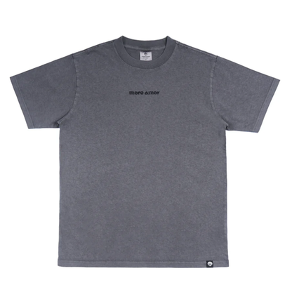 Polera More Amor Burning Tiger Gris