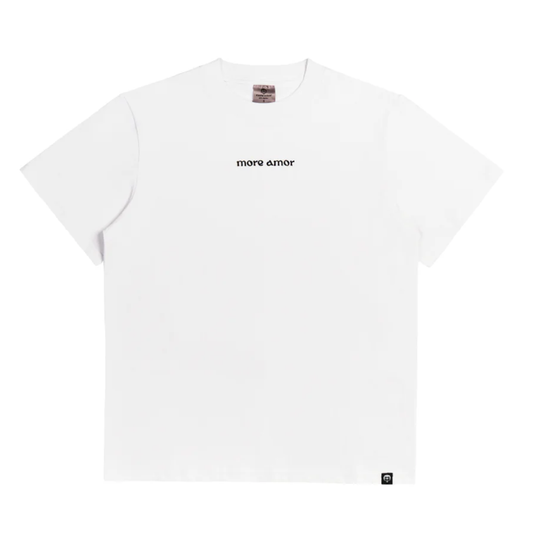 Polera More Amor Heavyweight White