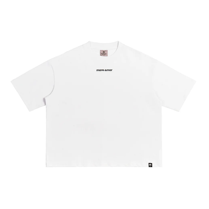 Polera More Amor Boxy Fit White