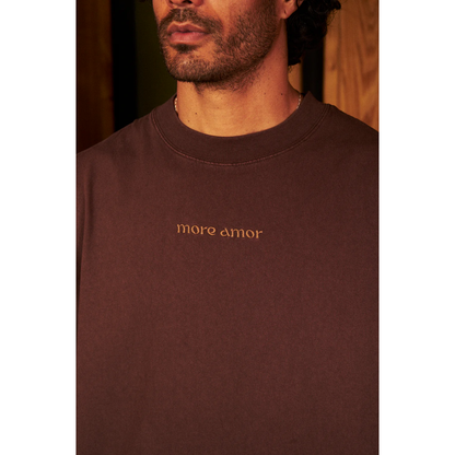 Polera More Amor Heavyweight Brown