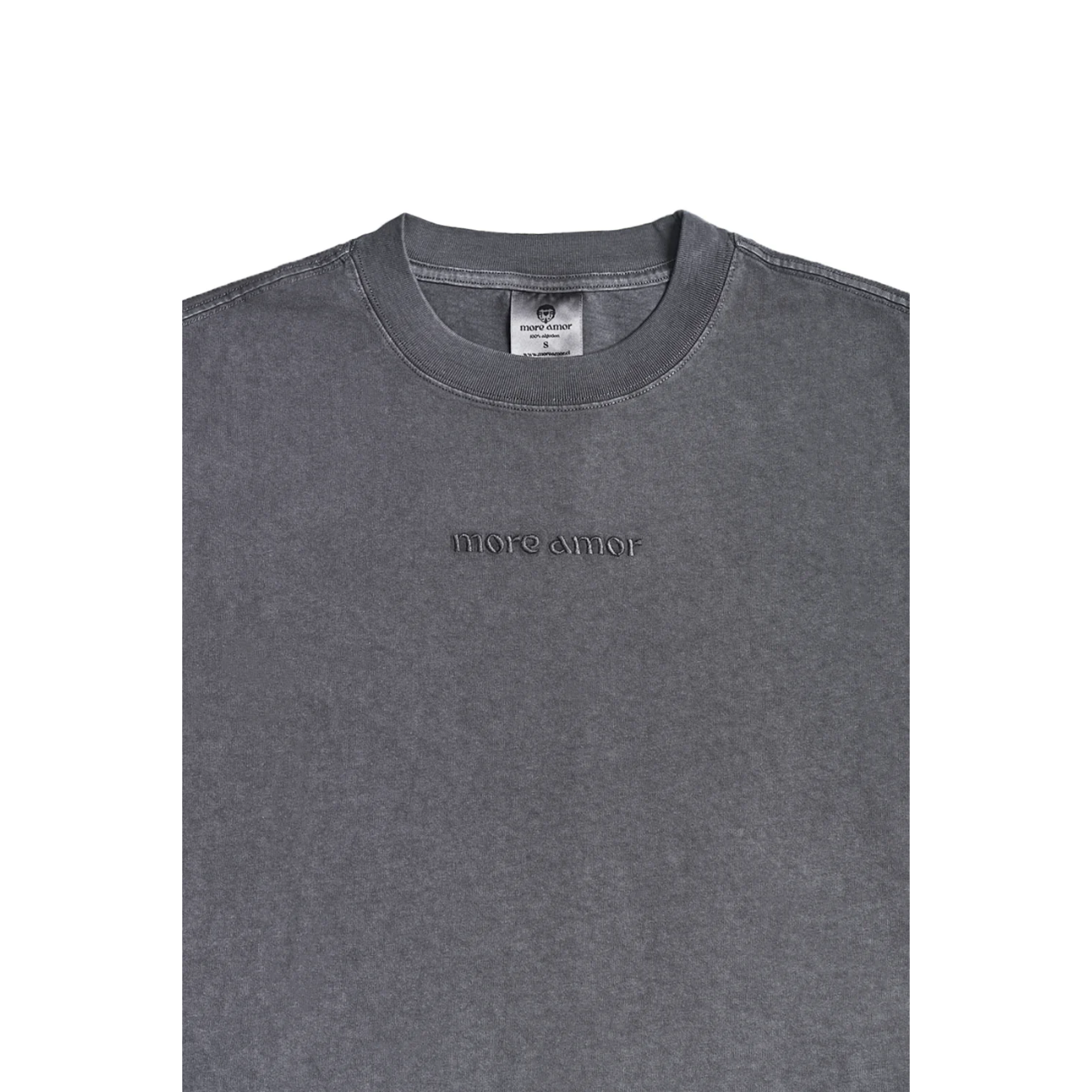 Polera More Amor Heavyweight Grey