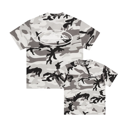 Polera Corteiz Island Puff Print Arctic Camo
