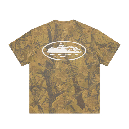 Polera Corteiz Island Puff Print Forest Camo