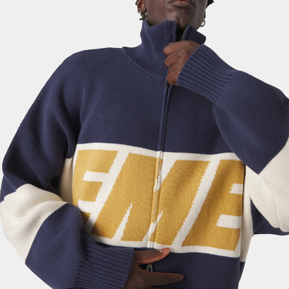 Sweater Eme Studios Thrill Mustard Zipper