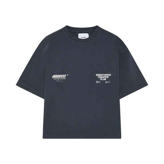 Polera Eme Studios ECC Navy Oversized