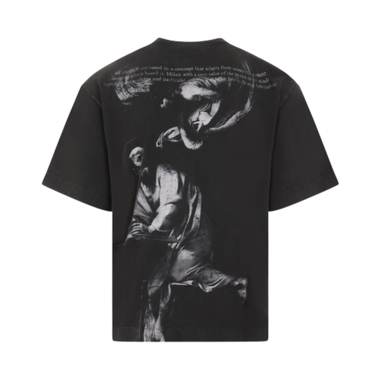 Polera Off-White St. Matthew Skate SS Black/Grey