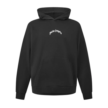 Poleron Palm Angels Back Curved Logo Black