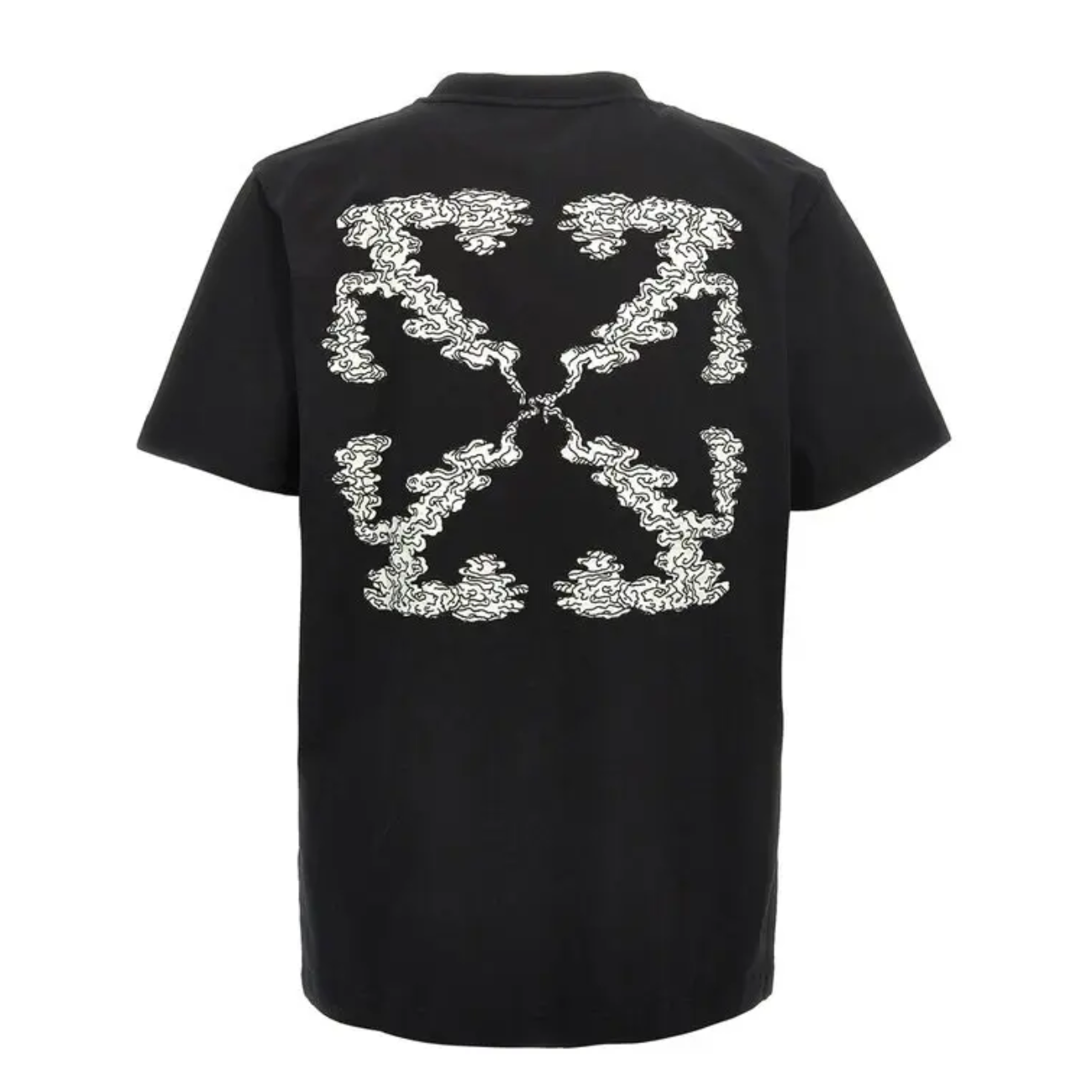 Polera Off-White Cloud Arrow Slim Fit Black