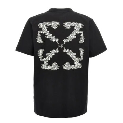 Polera Off-White Cloud Arrow Slim Fit Black