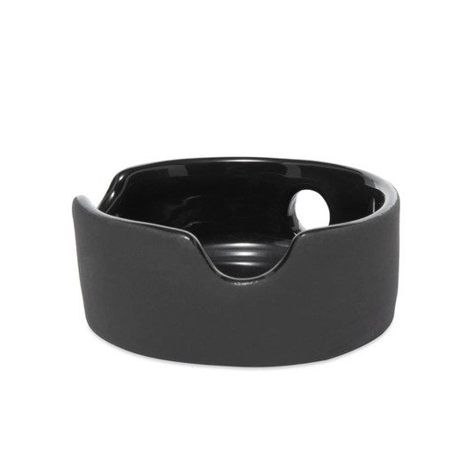 Cenicero Off-White Matt Ceramics Dark Grey