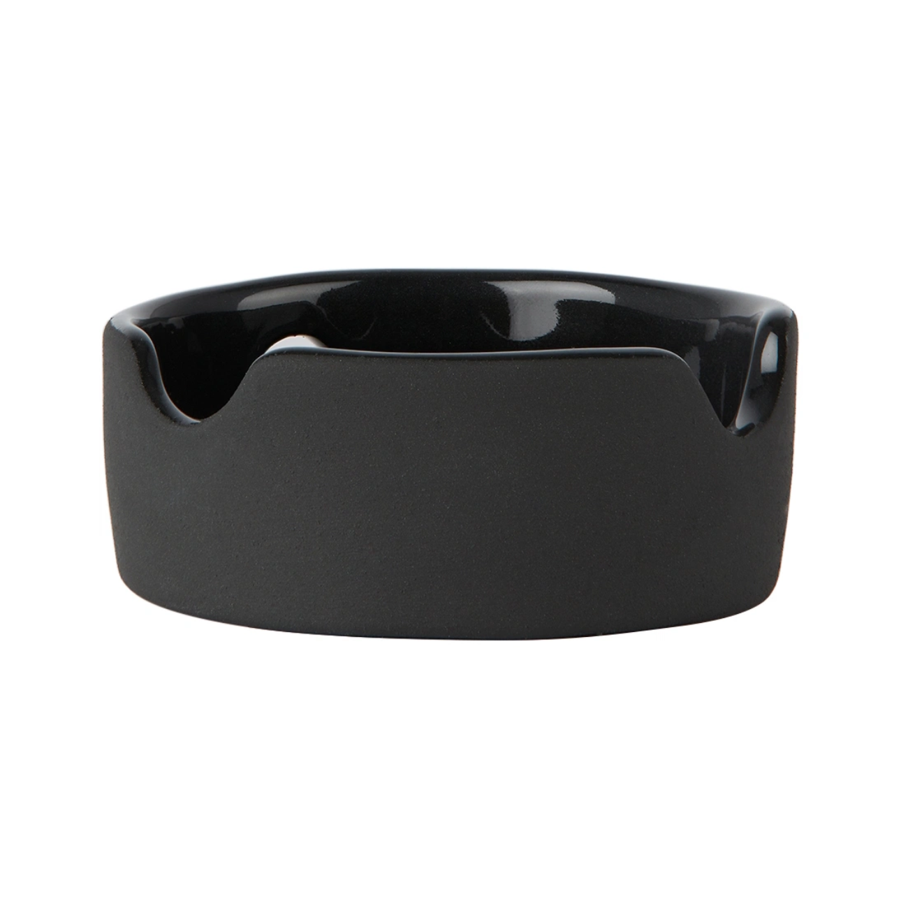 Cenicero Off-White Matt Ceramics Dark Grey