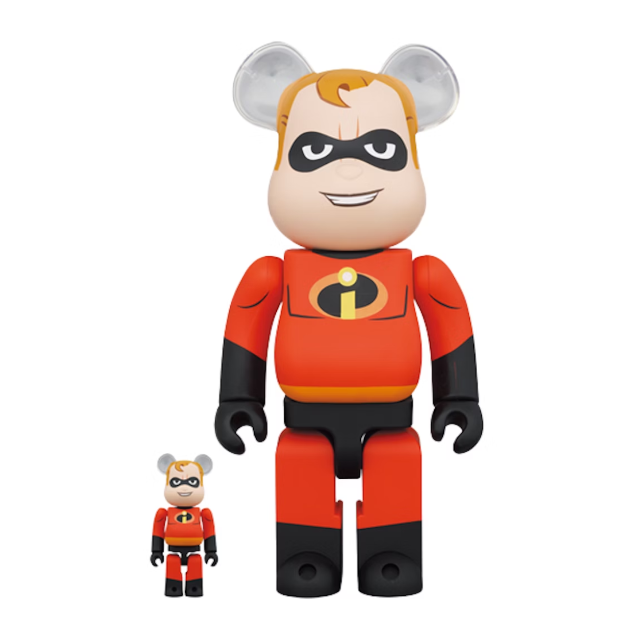 Bearbrick Disney Pixar Mr. Increíble Set 100% y 400%