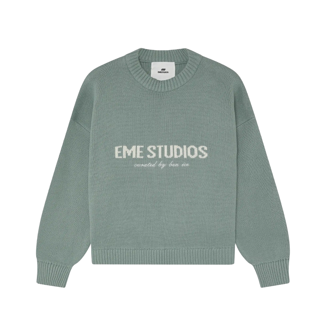 Sweater Eme Studios Master Aqua Green Knit