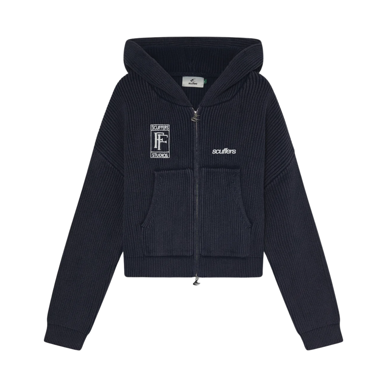 Sweater Scuffers Signal Dark Knit Zipper