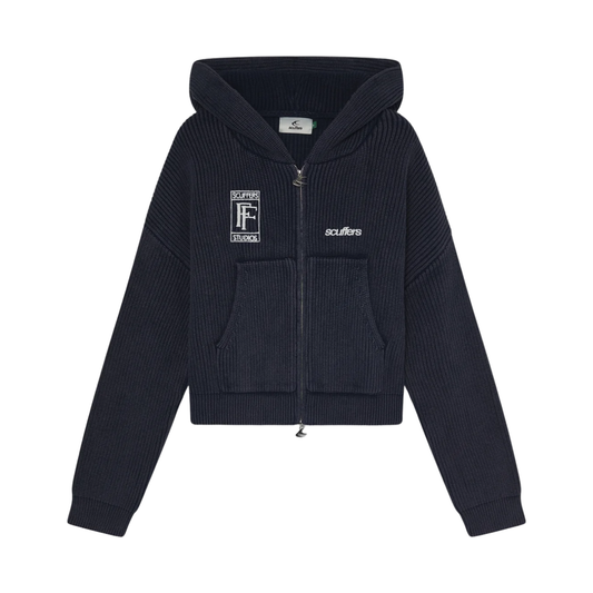 Sweater Scuffers Signal Dark Knit Zipper