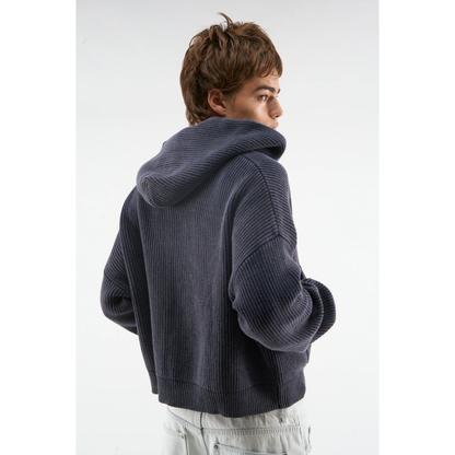 Sweater Scuffers Signal Dark Knit Zipper