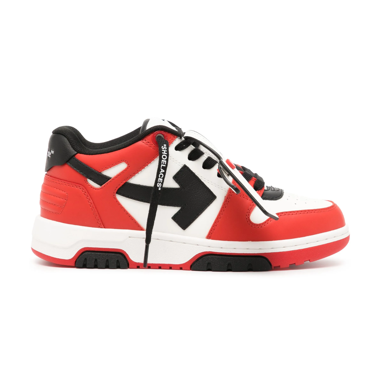 Off-White Out Of Office Leather Red/Black