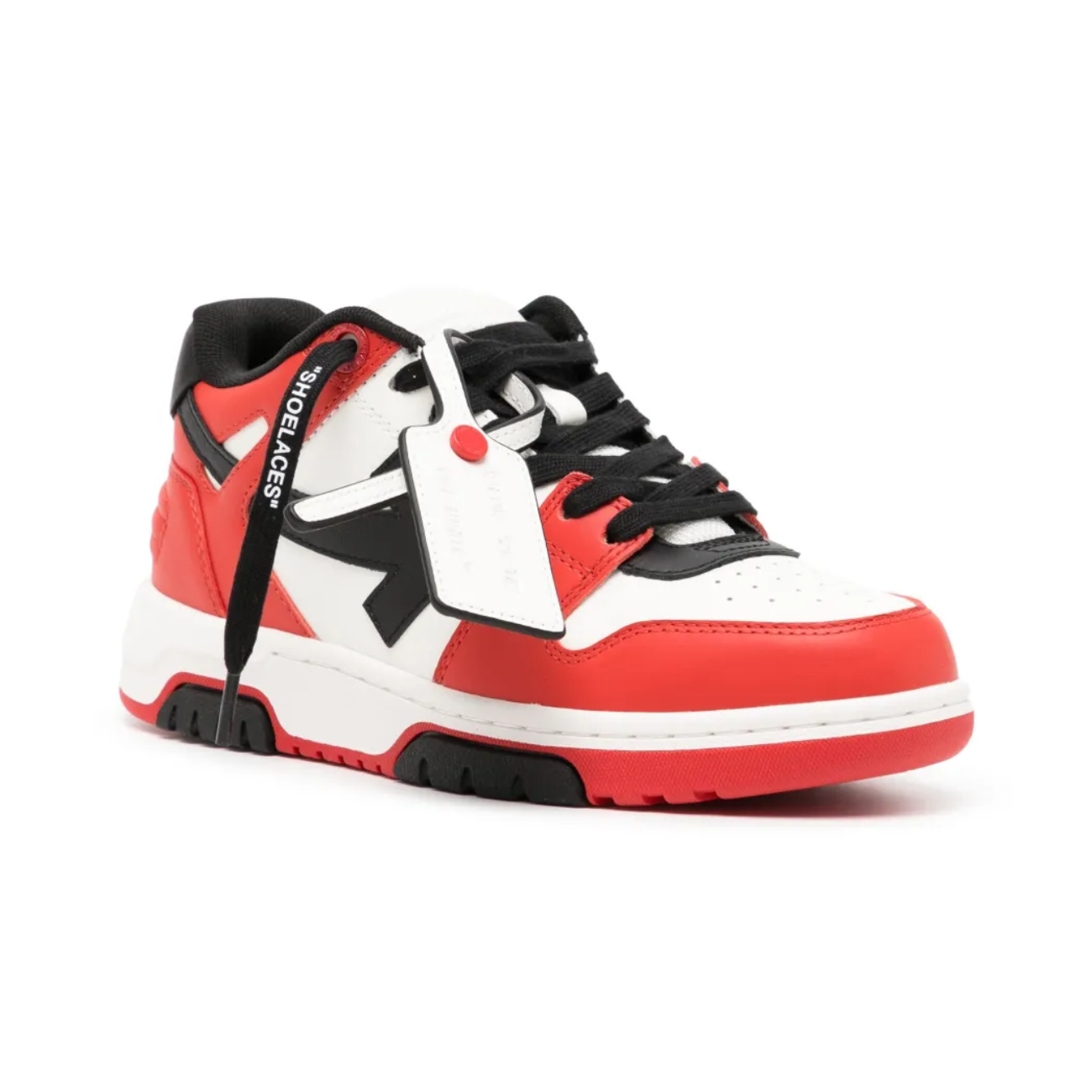 Off-White Out Of Office Leather Red/Black