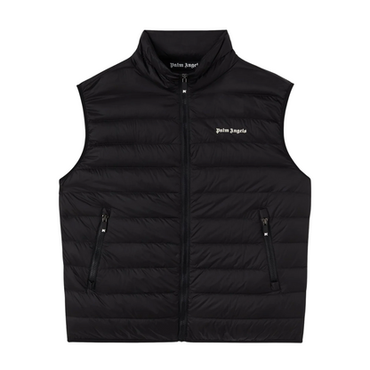 Chaqueta Palm Angels Logo Down Gilet Black - M