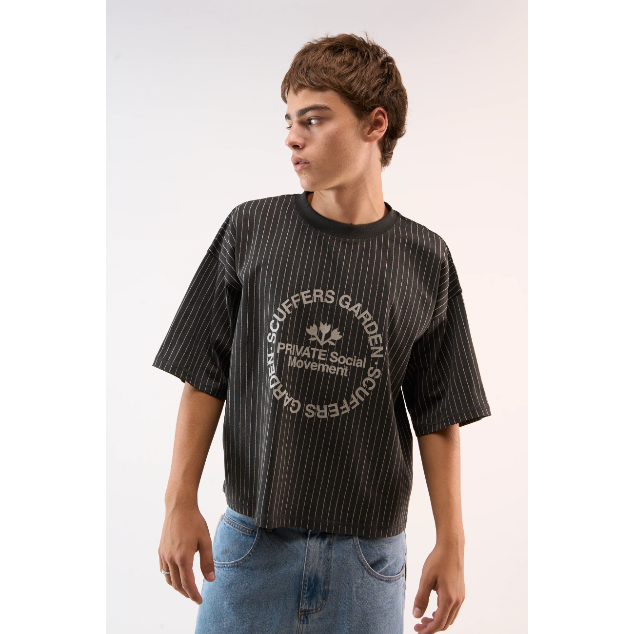 Polera Scuffers Pinstripe Dark