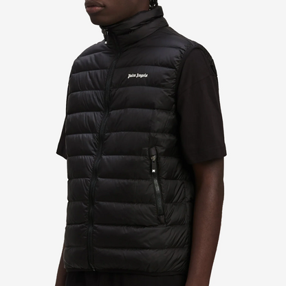 Chaqueta Palm Angels Logo Down Gilet Black - M