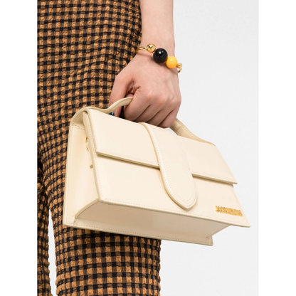Cartera Jacquemus Le Grand Bambino Bag Ivory