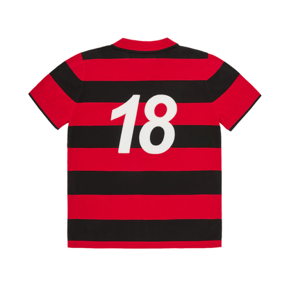 Polera Striped Knit Jersey Red - L