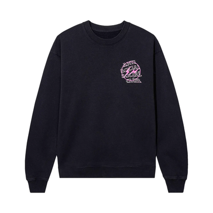 Poleron ASSC x Fragment Bolt Crewneck Black/Pink