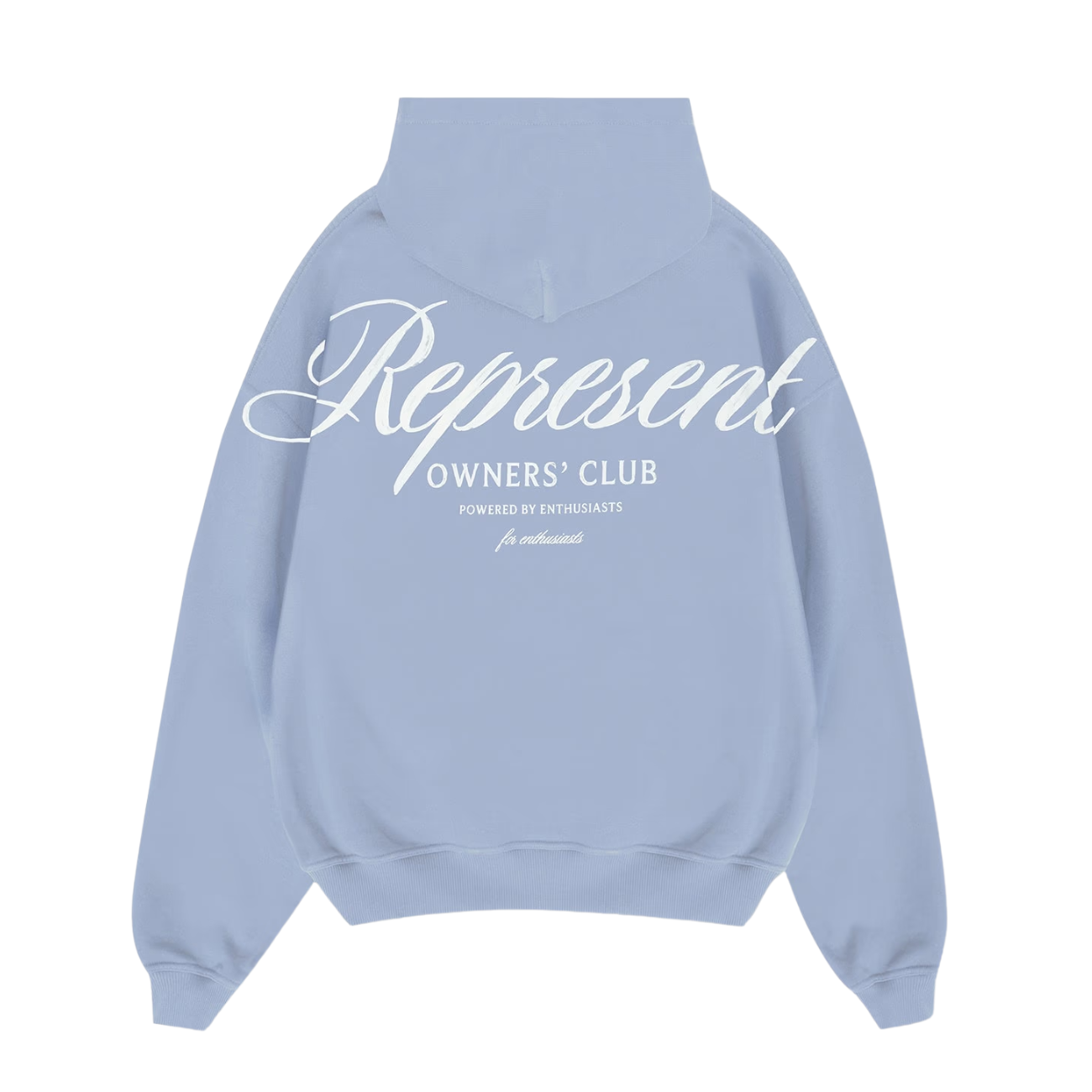 Poleron Represent Owners Club Script Dusty Blue
