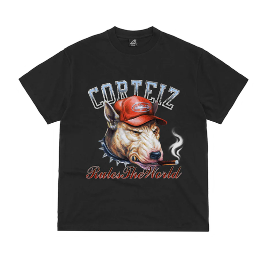 Polera Corteiz Dog Pound Black