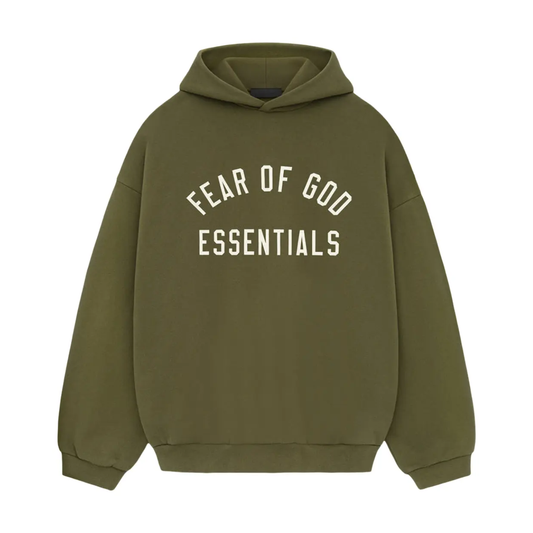 Poleron Essentials Fleece Hoodie Military FW24