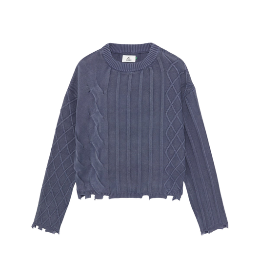 Sweater Scuffers Oversized Navy Trench Jersey