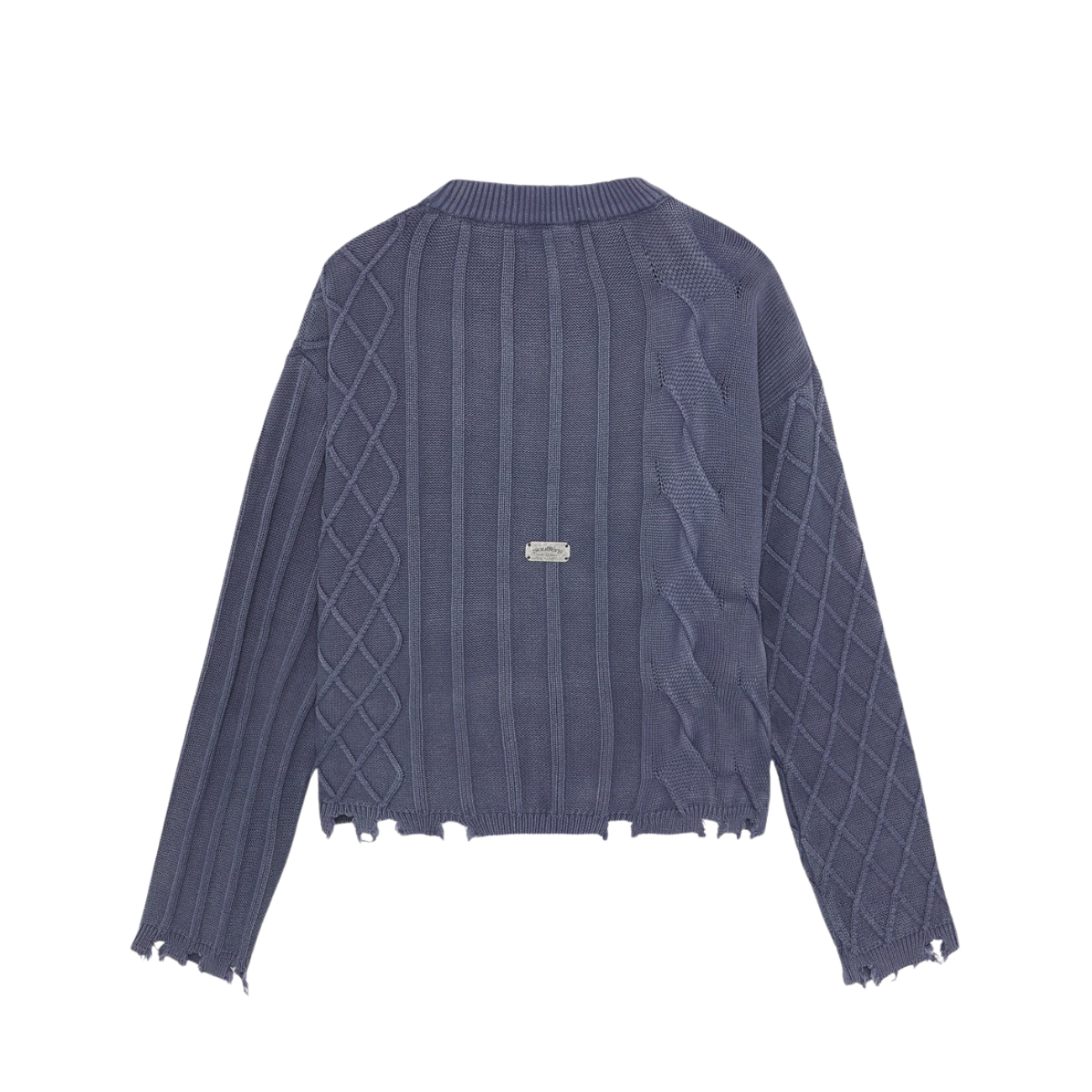 Sweater Scuffers Oversized Navy Trench Jersey