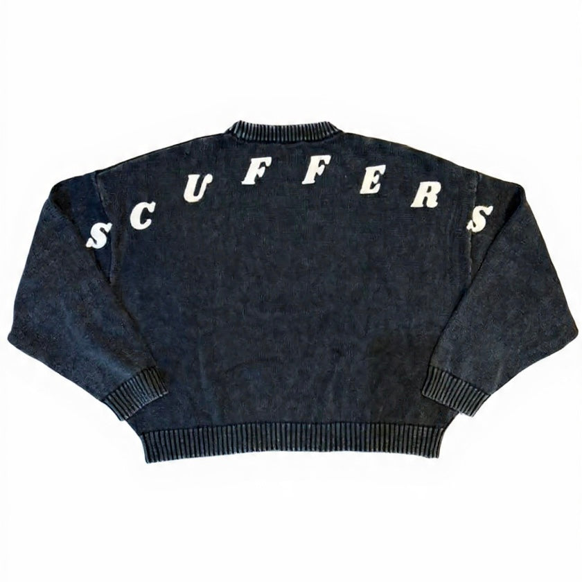 Sweater Scuffers Washed Black - L