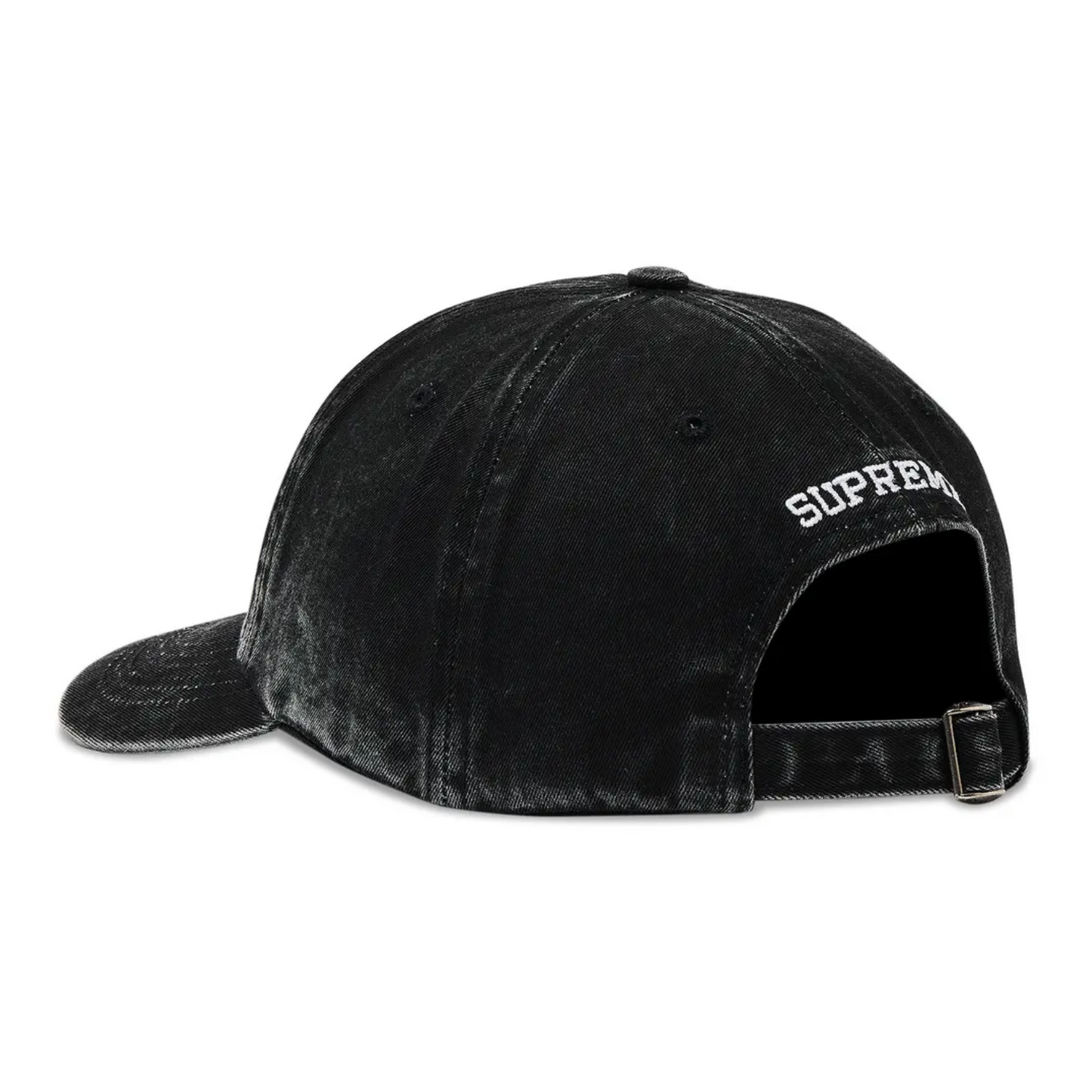 Gorro Supreme Pigment Coated S Logo 6 Panel Black
