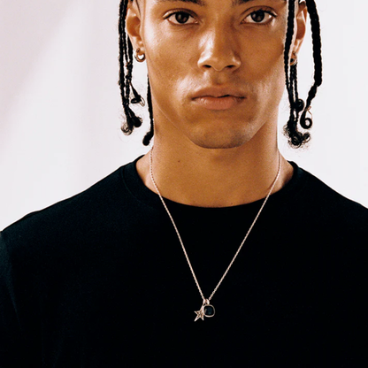 Collar Twojeys Stoned Silver