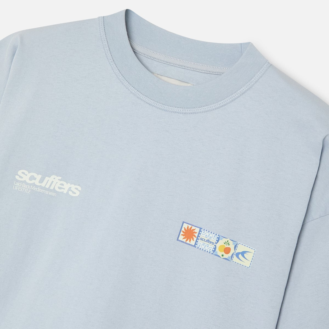 Polera Scuffers Menorca Light Blue