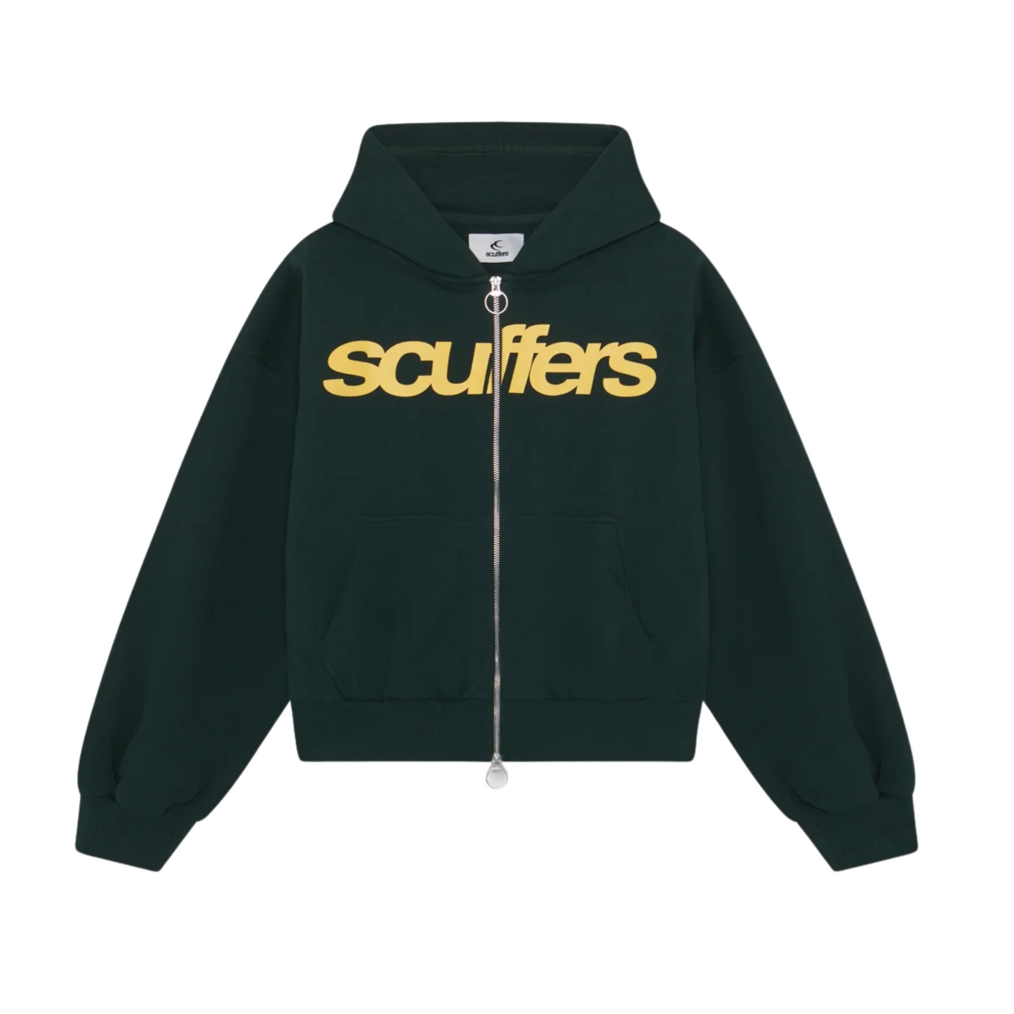Poleron Scuffers Essential Green Zipper
