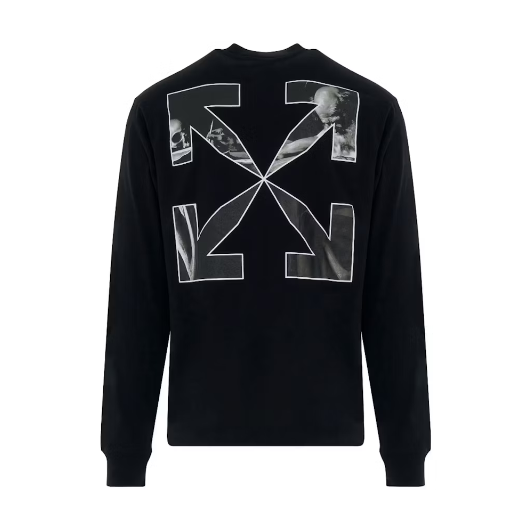 Polera Off-White L/S Caravaggio Arrow Skate Black