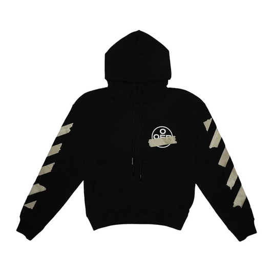 Poleron Off-White Tape Arrows Over Black/Beige - L