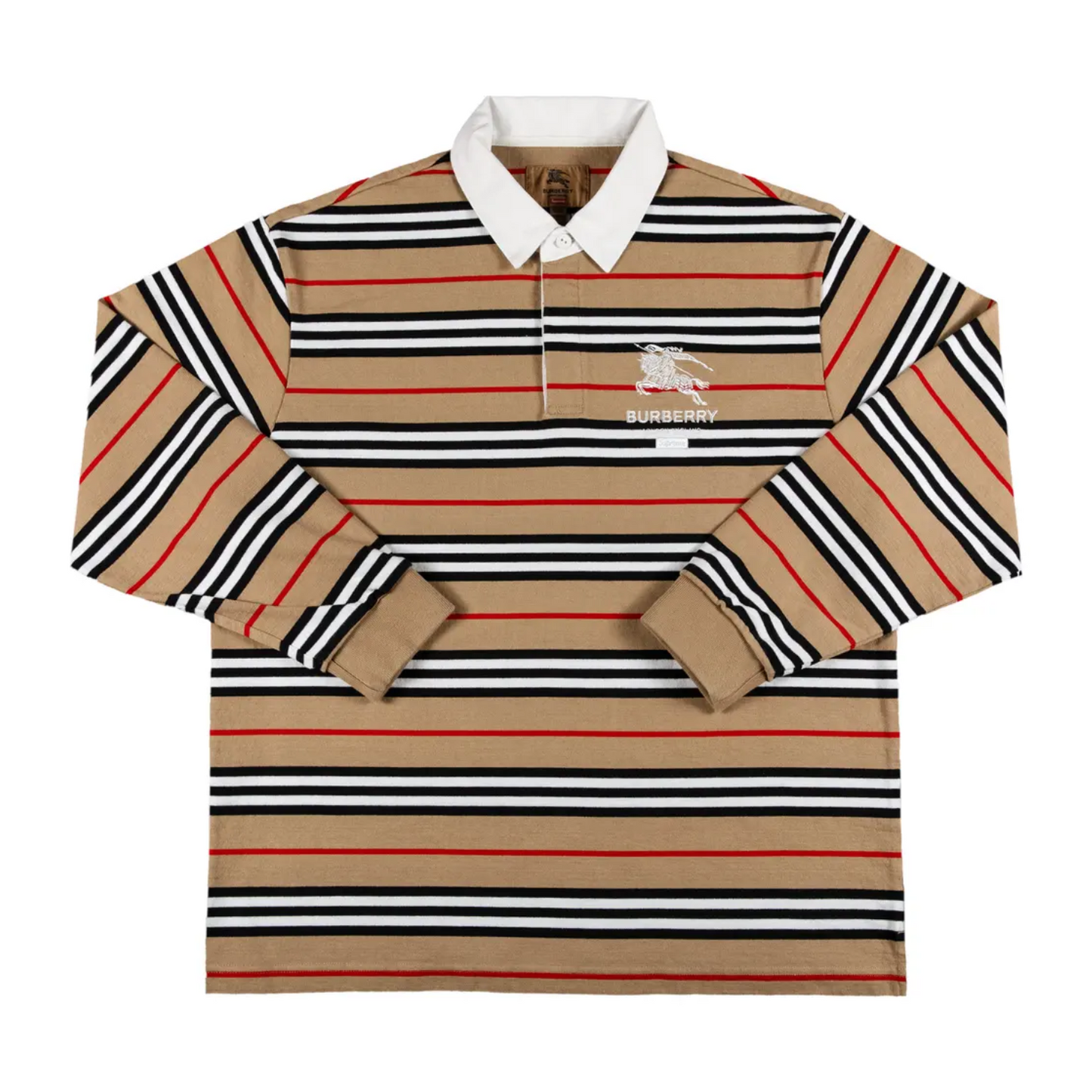 Polera Supreme x Burberry Rugby Beige - M